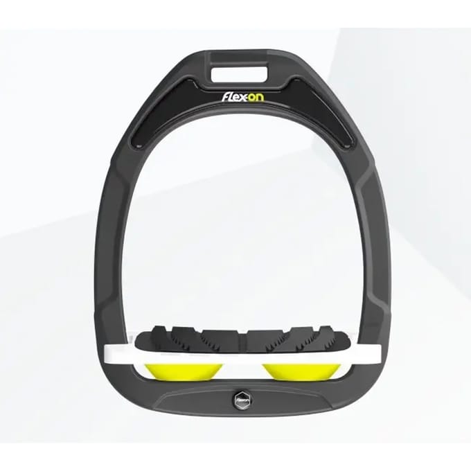 Inclinatie Grip Steun Anthraciet/Wit/Geel Flex-On Green Composite