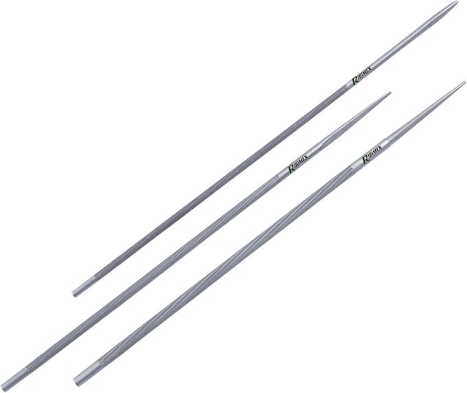 Vijlenset 3-delig voor Ketting Scherp Maken - Diameter 4.8 mm