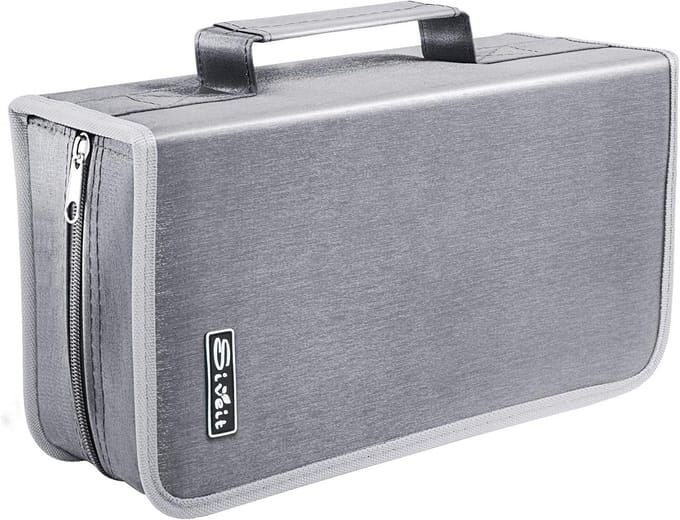 CD/DVD Hoesje met 128 Capaciteit - Organizer voor Auto, Thuis en Reizen