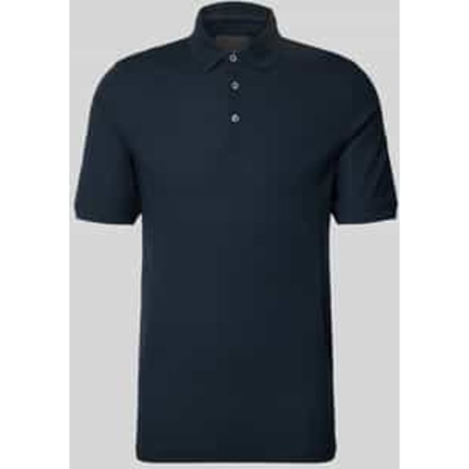 Bugatti Herren Poloshirt met katoenen structuur