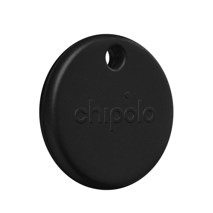 Chipolo POP - Bluetooth Tracker & KeyFinder - Werkt met Apple Find My & Android Find My Device - Tracker Apple iPhone & Android - 120 dB - Zwart - 1 Pack