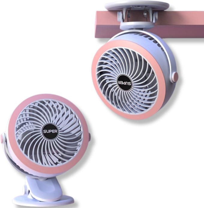 Livano Ventilator Staand - Ventilatoren - Tafelventilator - Statief - Extra Verkoelend - Aircooler - Cooling Fan - Cooler - Roze