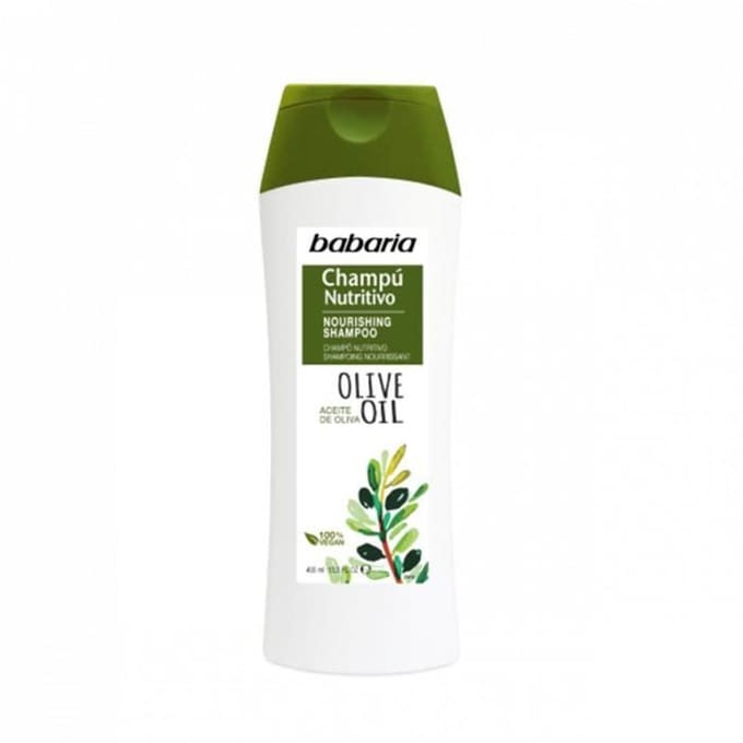 BABARIA CHAMPU DE ACEITE DE OLIVA NUTRITIVO 400ML - Cuidado Capilar - BABARIA