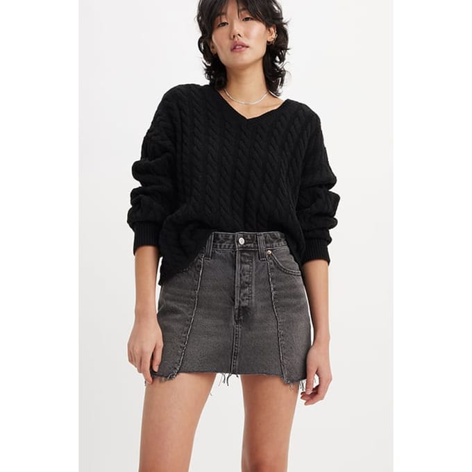 Levi's Recrafted Mini Skirt Grey Taglia: W25 | Minigonne Outlet | Donna | Grigio