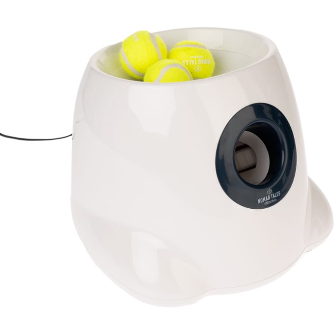 Nomad Tales Bloom automatische tennisbalwerper mini 26x27x21cm hond