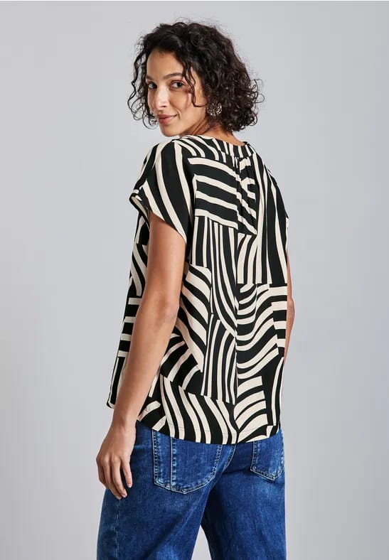Bedrukte blouse