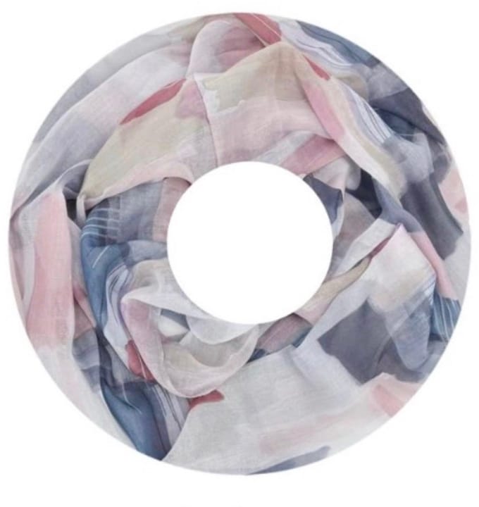 Dunne Colsjaal - Print - (32825#) - Grijs