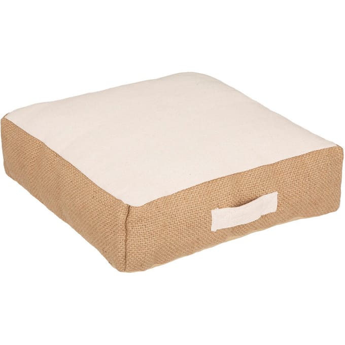 Eazy Living Vloerkussen 48 x 48 cm Florence Ivoor