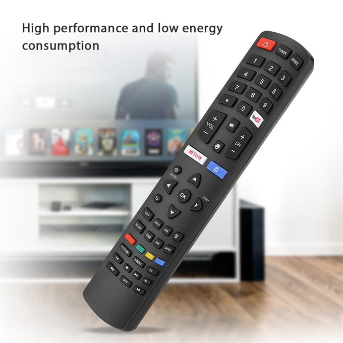 Télécommande de remplacement pour téléviseur TCL black