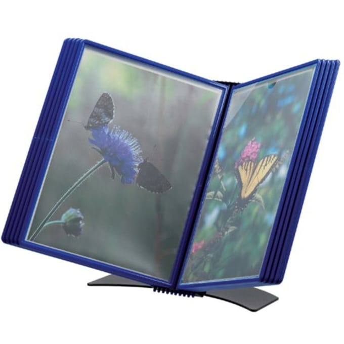 Bureaustandaard Djois Flex-O-Frame Premium A4 10-tassen blauw