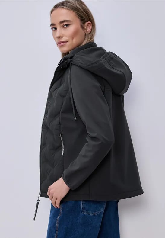 Street one - Dames jas - Maat M - Vrouwen - MARINE - polyester