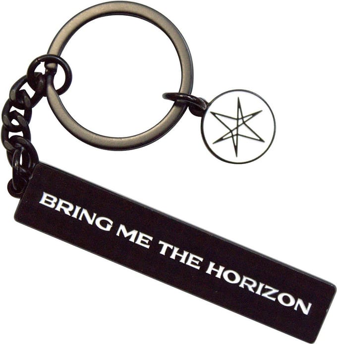 Bring Me The Horizon - Text Logo 6-Point Star Charm Sleutelhanger - Zwart