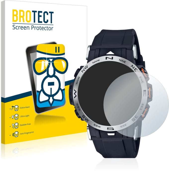 Screenprotector voor Casio Pro Trek PRW-30-1AER Beschermglas transparant