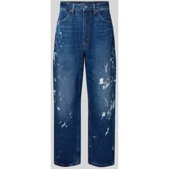 Wide fit jeans van puur katoen, model 'Boyfriend'