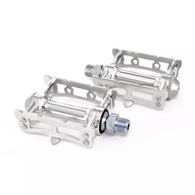 Mks Sylvan Track Pedalen Zilver