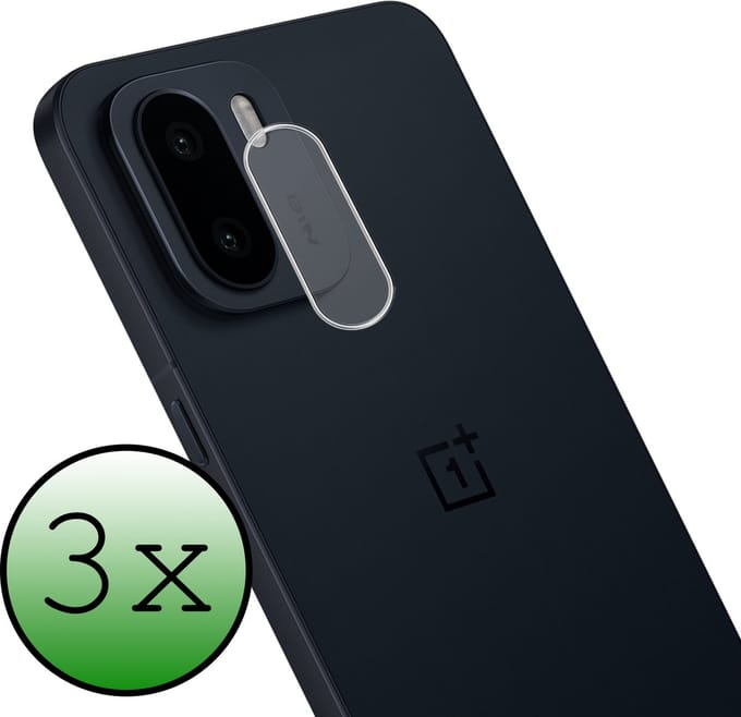 Camera Lens Protector - 3 Stuks Geschikt voor OnePlus 15R - Camera Screenprotector Beschermglas - Gehard Glas - Tempered Glass - Screen Protector