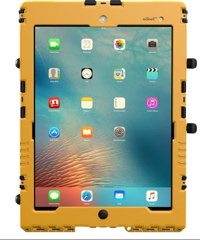 Andres aiShell 10 heavy-duty case iPad 10.2 - Oranje