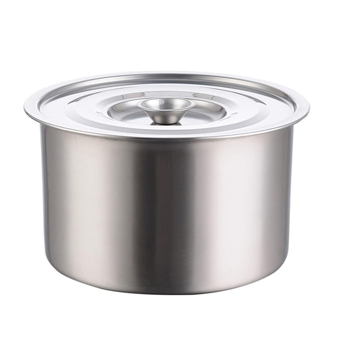 Soeppan RVS Makkelijk schoon te maken Hittebestendig Multifunctioneel met Deksel Soeppan 20cm / 7.9in