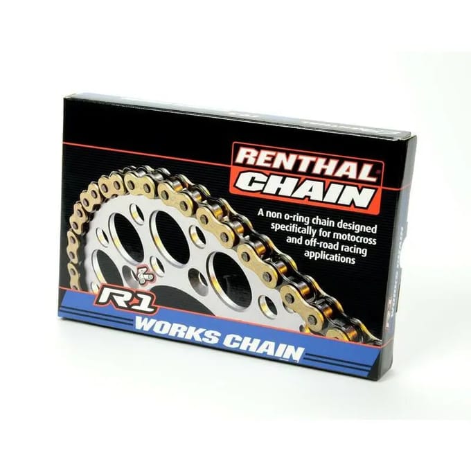 Chaîne moto van transmissie Renthal R1 Works 520