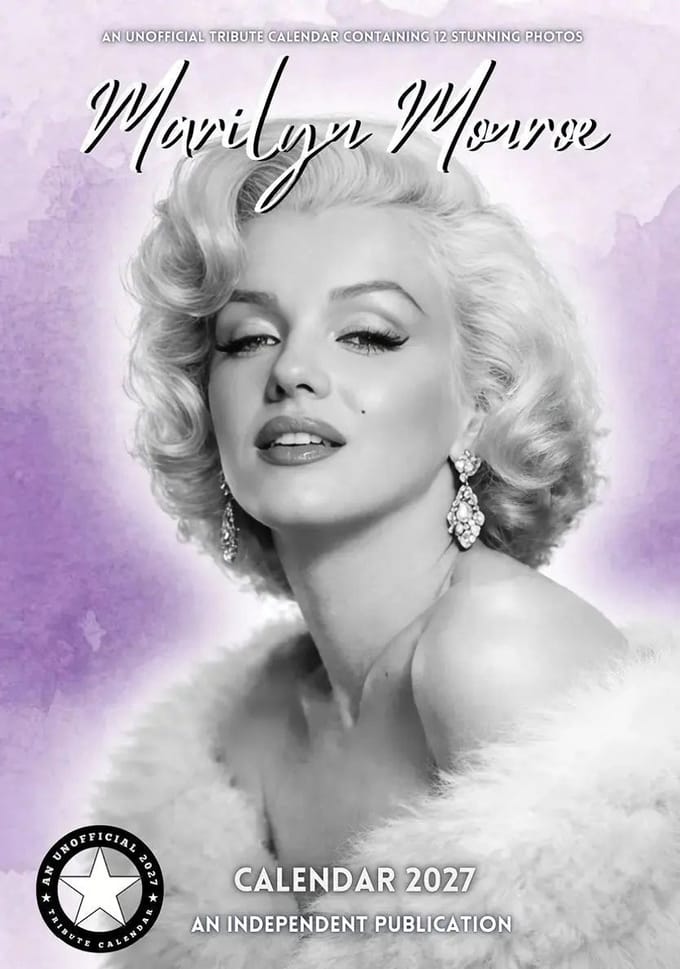 Marilyn Monroe Kalender 2027 A3