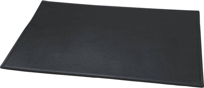 Alassio bureau onderlegger - 65x45cm - leer - zwart - JU-52000