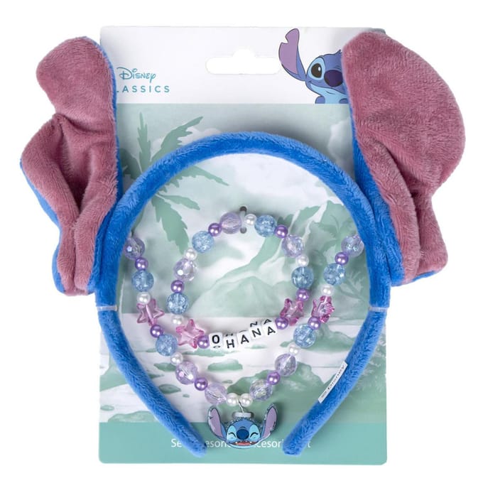 Disney Lilo en Stitch Ohana sieraden en hoofdband set