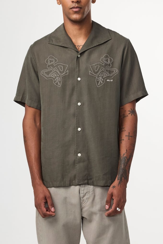 NN.07 Ares Ss 5027 Capers Größe: XL | Casual hemden Outlet | Herren