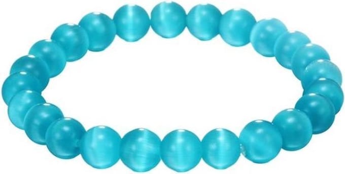 Fako Bijoux® - Armband - Kattenoog - Turquoise