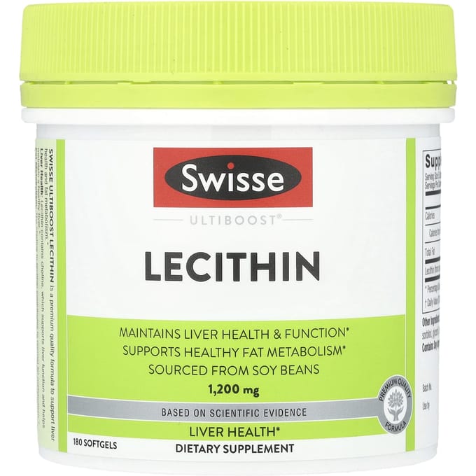 Swisse, Ultiboost®, Lecithine, 6.000 mg, 180 capsules (1.200 mg per capsule)