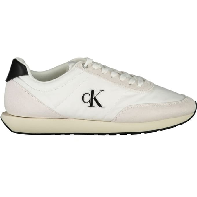 Calvin Klein Witte Polyester Heren Sneaker