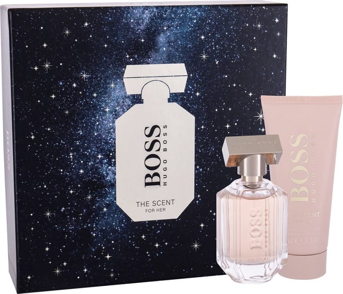 Hugo Boss The Scent 2 Pcs Set For Women: 1.7 Eau De Parfum Spray + 3.3 Body Lotion