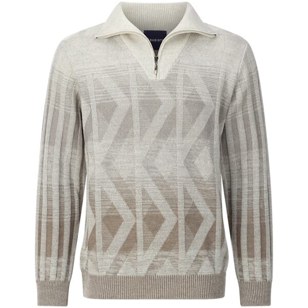 Babista herren Trui - 60/62 - beige - Plus Size