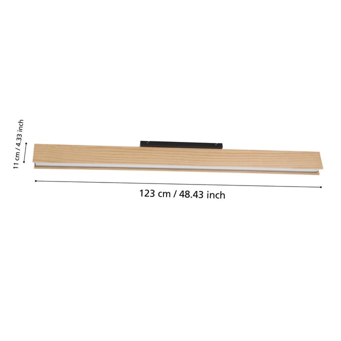 EGLO LED plafondlamp Anchorena-Z, lengte 123 cm, RGB CCT