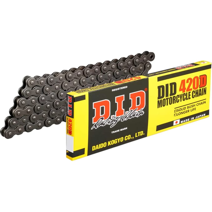 Motorfiets rolketting D.I.D 420D(B&B) X 120 Mail. Rj