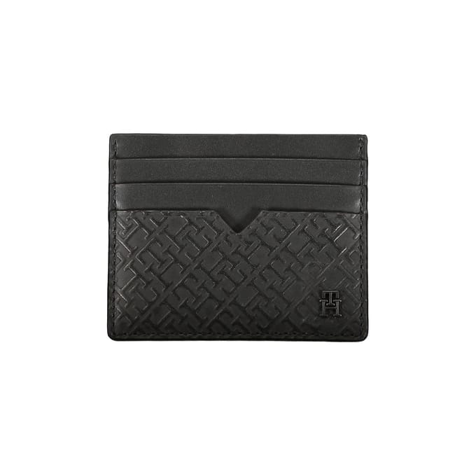 Tommy Hilfiger Zwart Leren Portemonnee voor Mannen