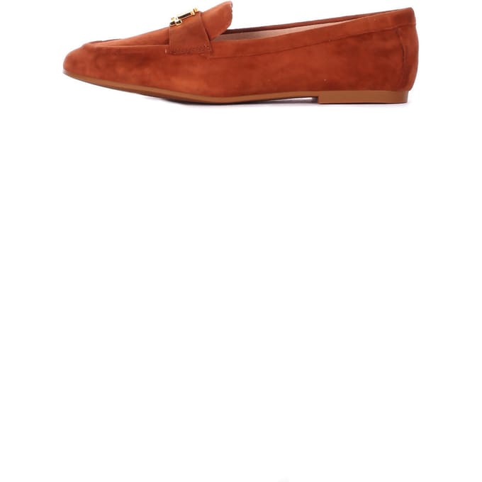 Loafers van Leer met Labelapplicatie Model 'AVERI III'