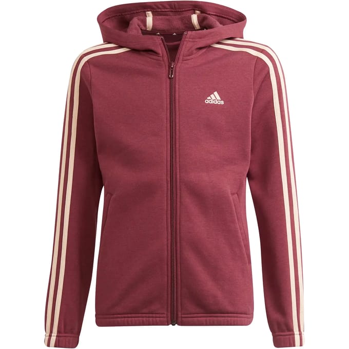 Adidas 3 Striker Fl Sweatshirt Met Rits Rood 4-5 Years Kinderen