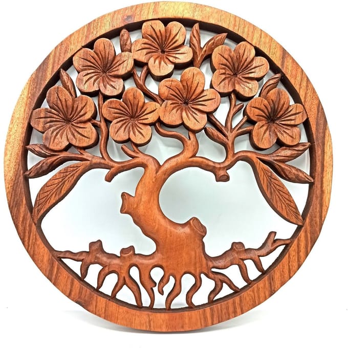 Levensboom Frangipani Paneel - 40cm