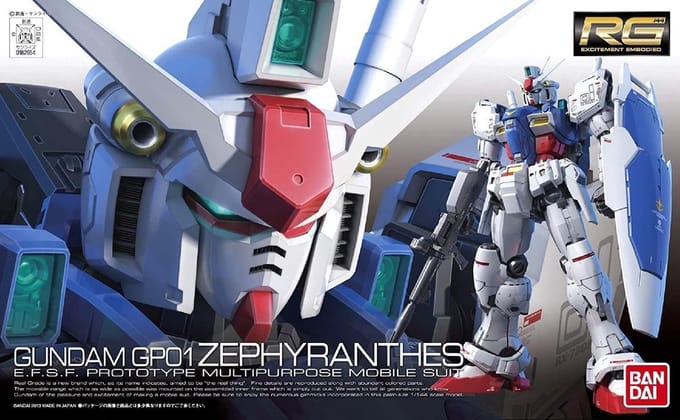 Gunpla Real Grade Model Kit 1/144 Zephyranthes Bouwmodel