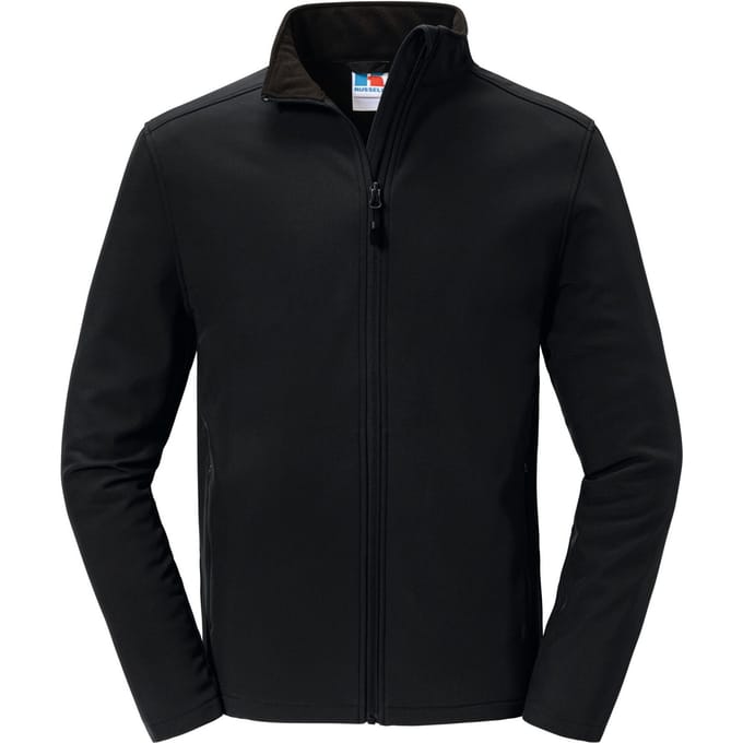 Russell Heren Essential Gerecycled Soft Shell Jasje (Zwart)