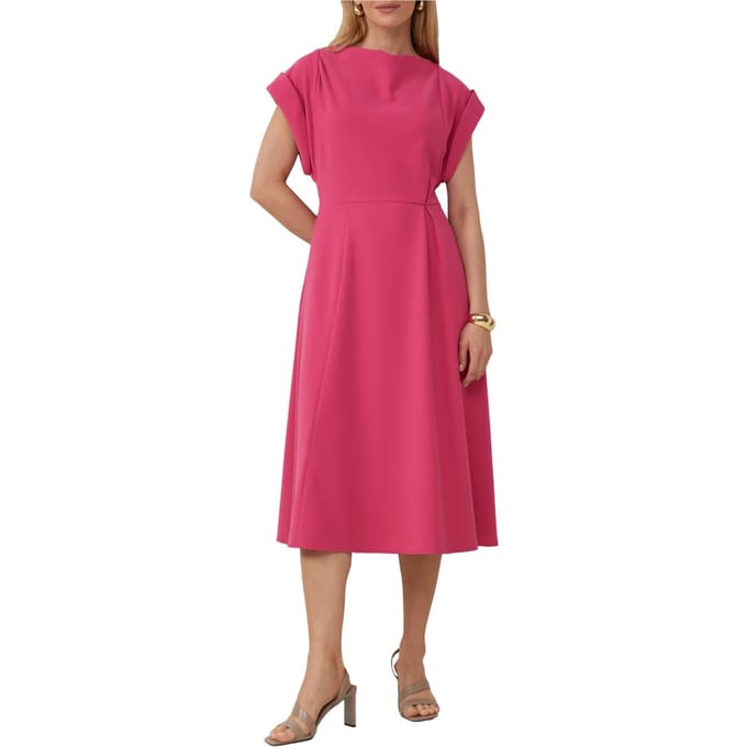 s.Oliver  Dresses Pink Größe: 38 | Midikleider Outlet | Damen | Rosa