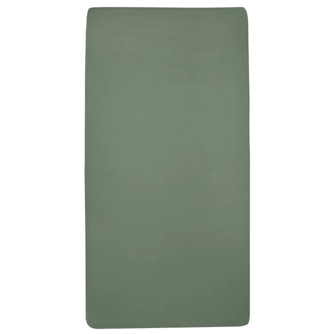 Meyco Baby Uni hoeslaken co-sleeper - forest green - 50x90cm