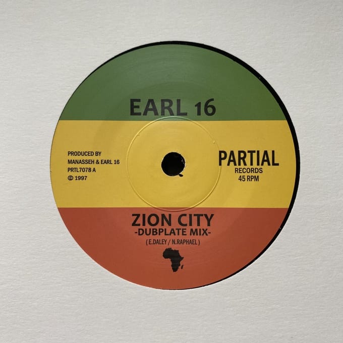 Earl 16 - Zion City - Dubplate Mix (7" Single)
