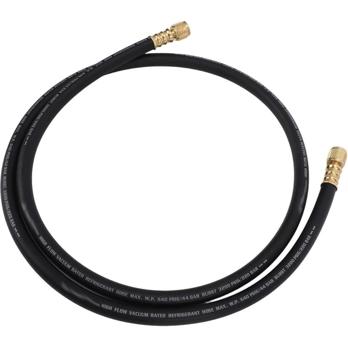 HVAC Vacuümslang 6ft Lengte 3/8in x 3/8in Koppeling 640PSI Werkdruk 3200PSI Barstdruk Koelmiddel Laadslang