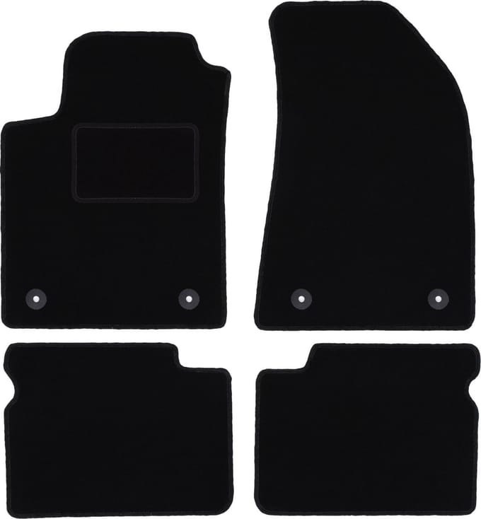 Zwarte veloursmatten voor: Fiat Bravo II hatchback (2007-2012)