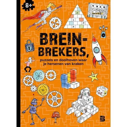 Breinbrekers voor 8+ Educatieve boeken (spelletjes en raadsels)