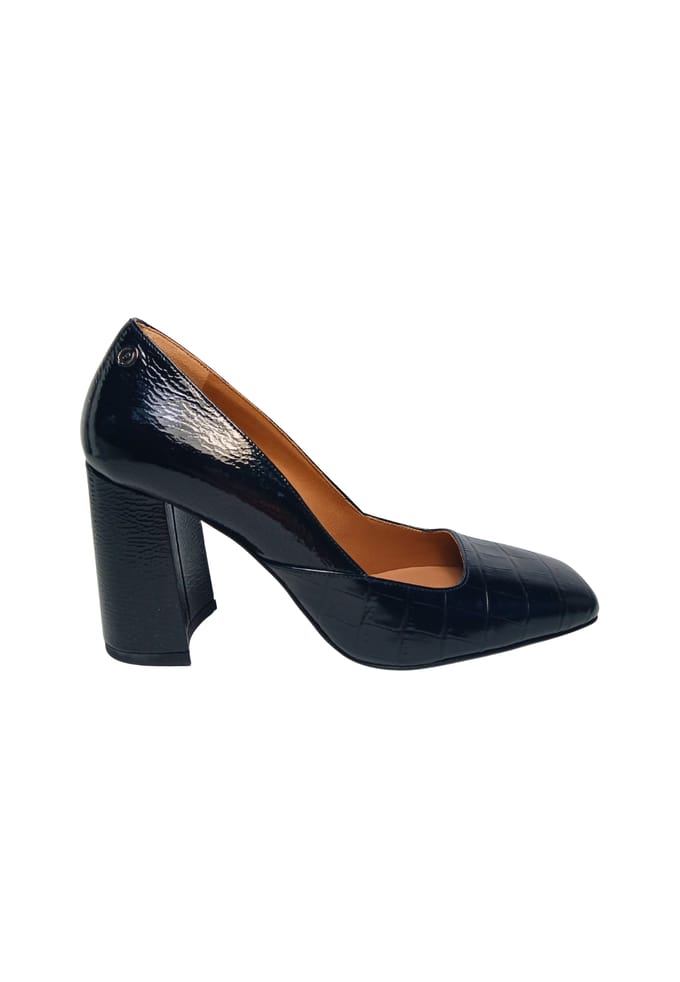 sa10168G9fvik00A Pollini Vrouwen leder zwart
