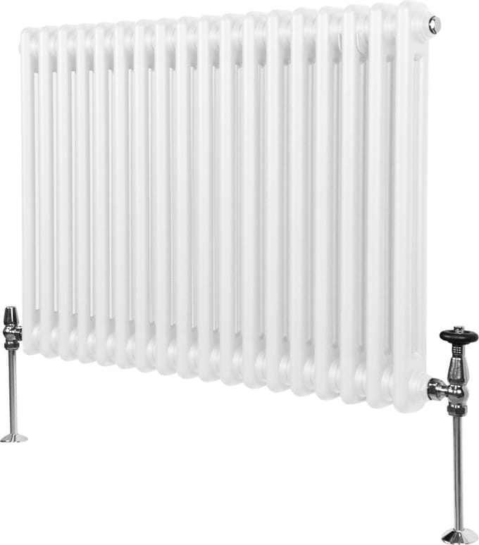Traditionele 2 kolom radiator - wit - 600x832mm - 15 jaar garantie