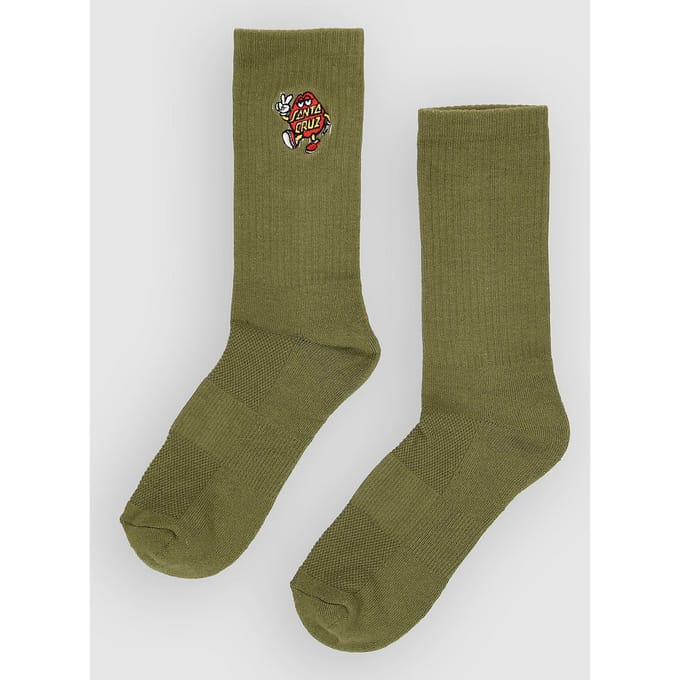 Santa Cruz Dot Guy Socks groen
