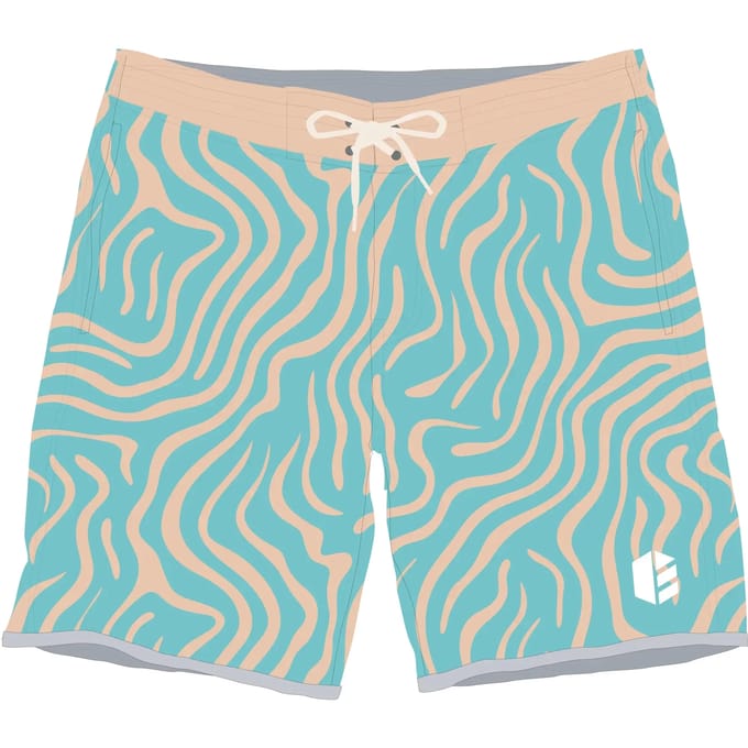 Zwemshorts voor babyjongens Misspelled Argento